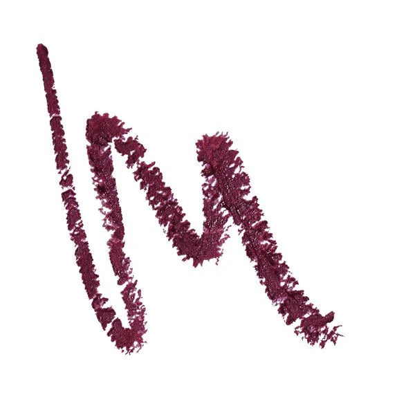 Close-up of a smooth, deep plum color swatch in a textured line, showcasing Shadow Crayon (Limited-Edition) ideal for stylish kids clothing and mom life essentials.