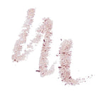 A shimmering light pink crayon stroke showcasing the glittery texture of Shadow Crayon (Limited-Edition) with a soft, luminous finish.