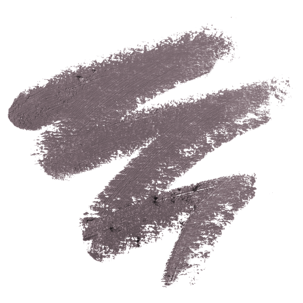 Swatch of soft stone gray eyeshadow showing smooth, creamy texture of Shadow Stick, ideal for a natural, polished look.