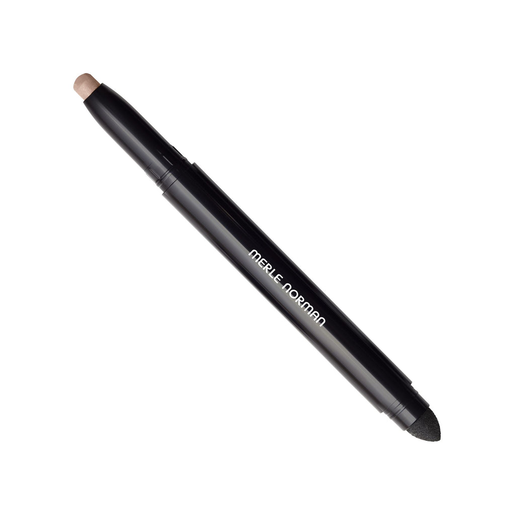 Shadow Stick in a neutral almond shade with dual-ended design, featuring a soft eyeshadow tip and a blending sponge for easy application.