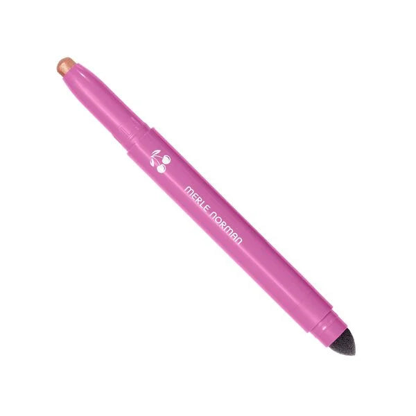 Shadow Stick (Limited-Edition) in a sleek pink tube featuring a warm bronze eyeshadow tip and a soft blending sponge for easy application.