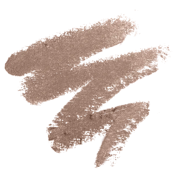 Light taupe shimmer swatch demonstrating the creamy texture and subtle metallic finish of Shadow Stick, perfect for stylish kids and moms.