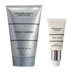 Smoothing Skin Duo (Limited-Edition) featuring anti-aging complex body lotion and retinol night complex in sleek, minimalist packaging, perfect for mom life essentials.