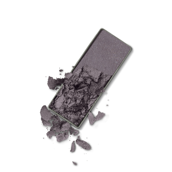 Soft Touch Shadow in a matte misty purple shade with a smooth, finely milled texture, perfect for subtle, stylish eyeshadow looks.