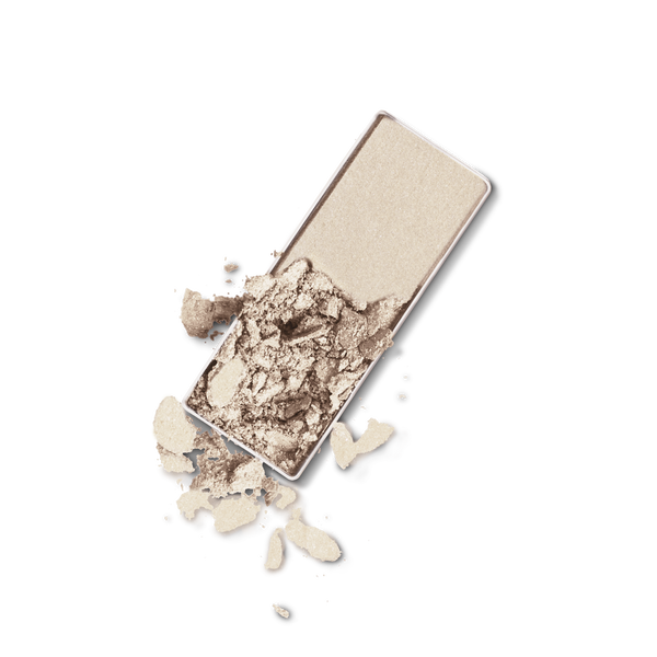 Light beige semi-matte eyeshadow with a soft texture from Soft Touch Shadow, showcasing smooth application and natural finish.