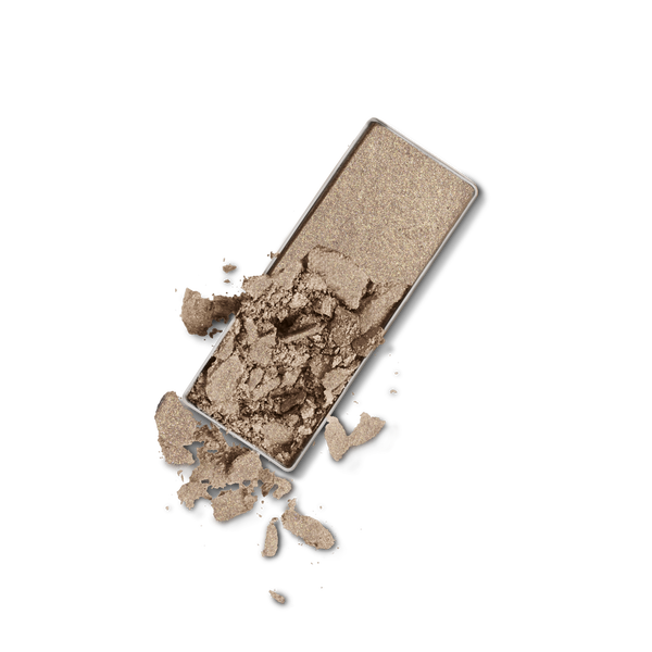Soft Touch Shadow in a soft semi-matte sand shade with a smooth, finely milled texture, perfect for a natural, elegant eye look.