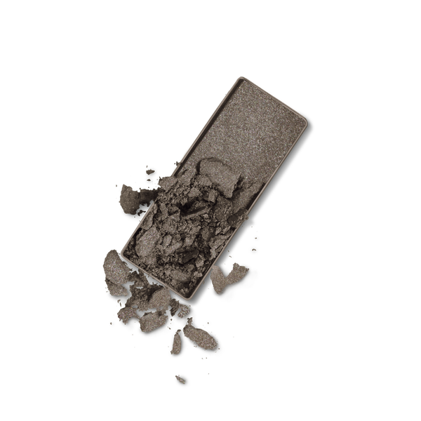 Soft Touch Shadow in a semi-matte storm gray shade with a soft, smooth texture, ideal for modern makeup looks and versatile styling.