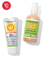California Baby - Unscented Sunscreen + Bug Spray Bundle Medium