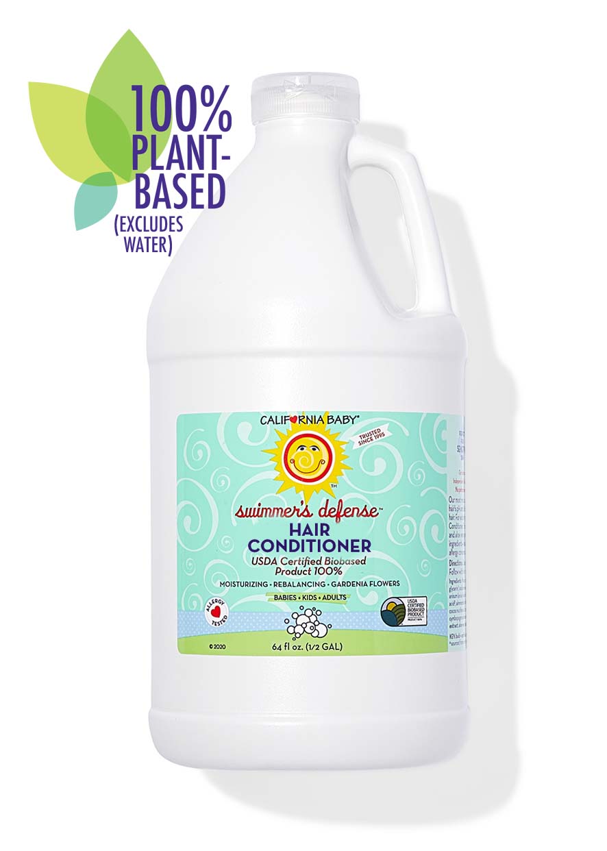 California Baby - Swimmer's Defense™ Hair Conditioner 64oz half gallon