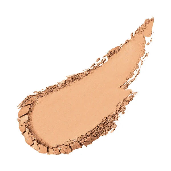 Creamy beige swatch of Merle Norman Cosmetics - Ultra Powder Foundation showcasing smooth matte texture ideal for natural-looking coverage and mom life essentials.